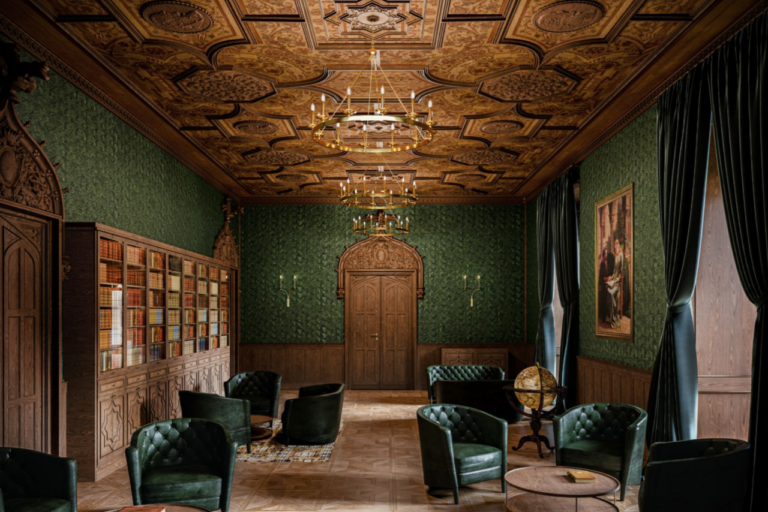 Kaštieľ Rusovce - knižnica