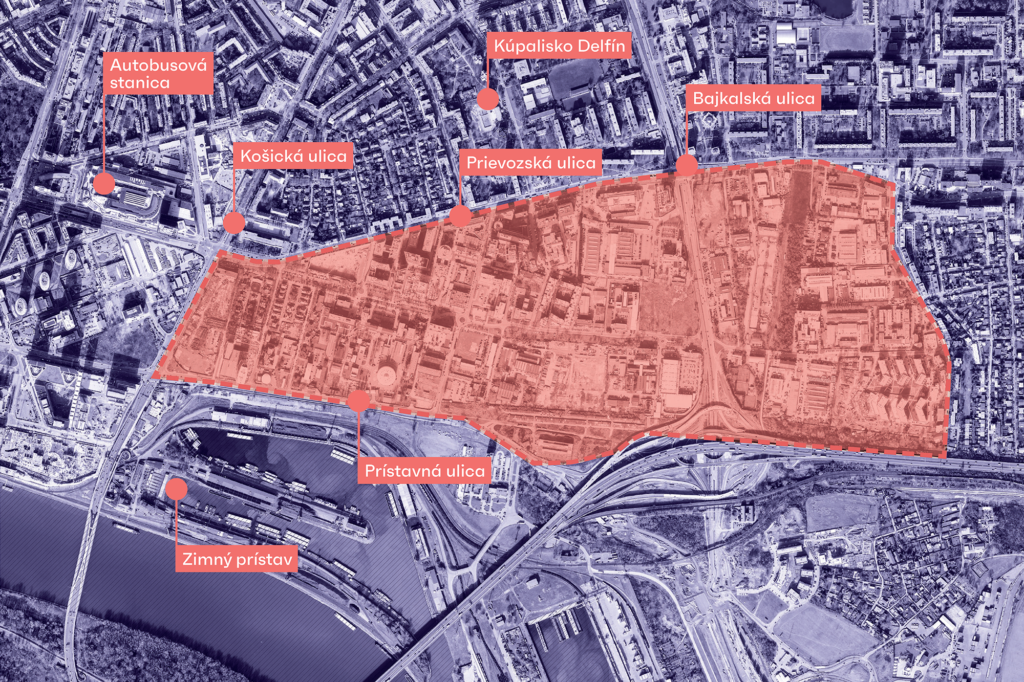 urbanistická štúdia zóny Mlynské Nivy