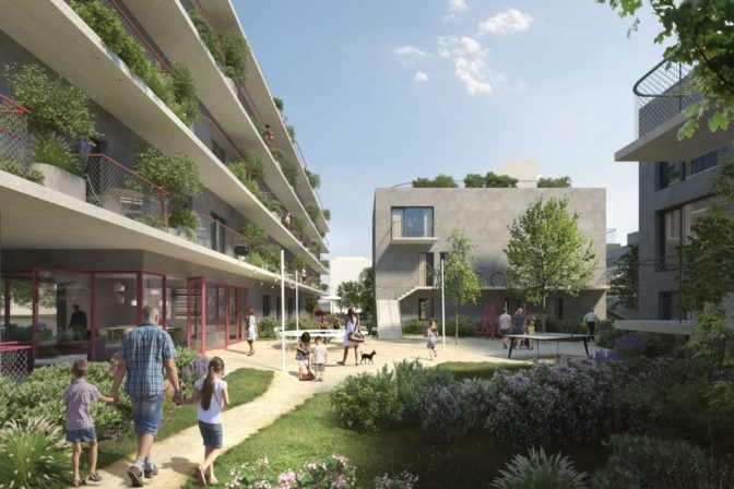 Nájomné byty na Terchovskej ulici v Ružinove - vizualizácia