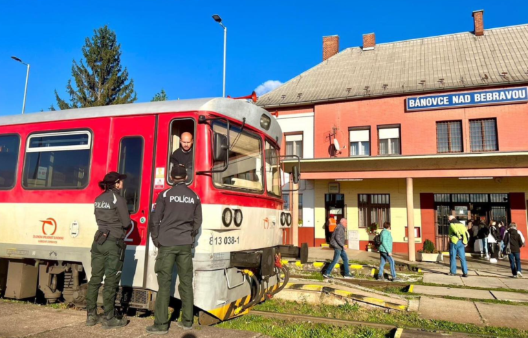 Polícia, vlak