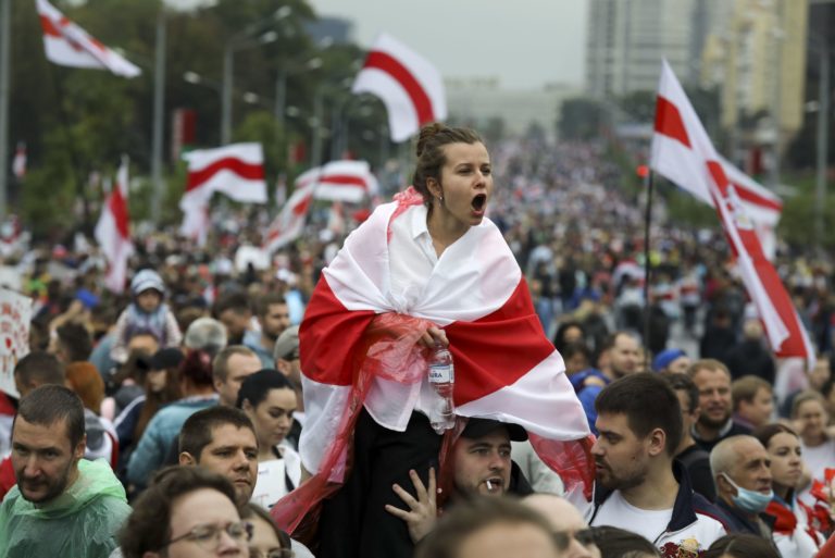 Protesty v Bielorusku