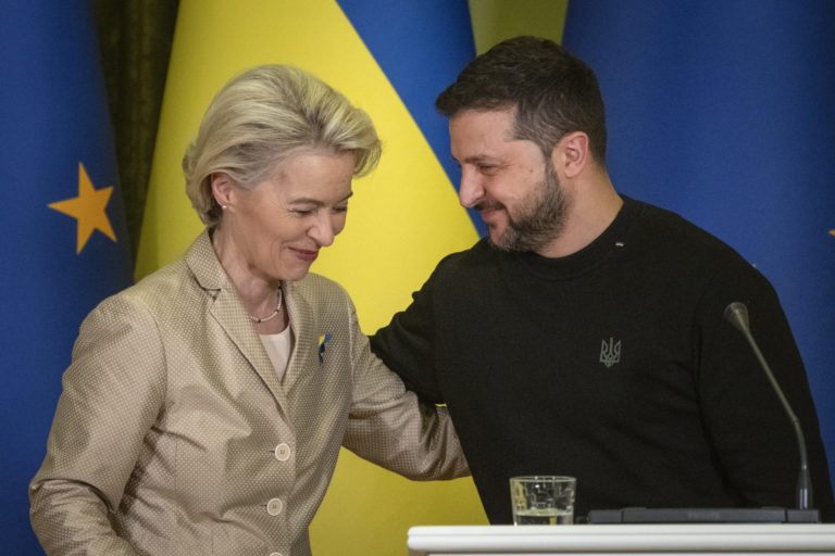 Zelenskyj, von der Leyen