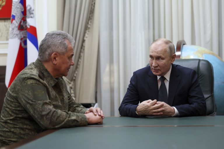 Sergej Šojgu, Vladimir Putin