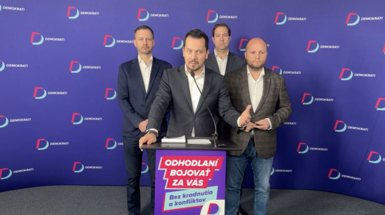 Tlačová beseda Demokrati