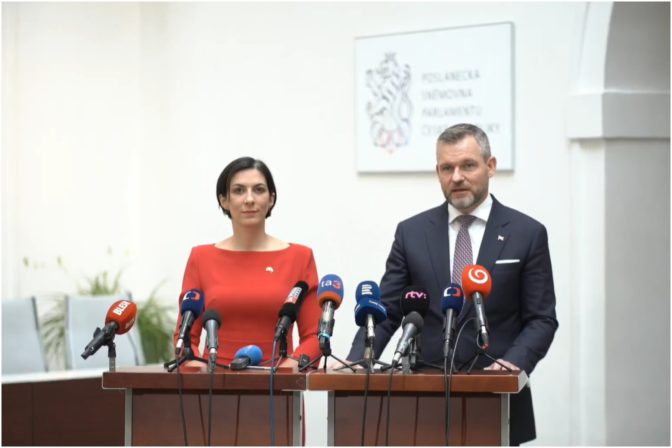 Peter Pellegrini, Markéta Pekarová Adamová