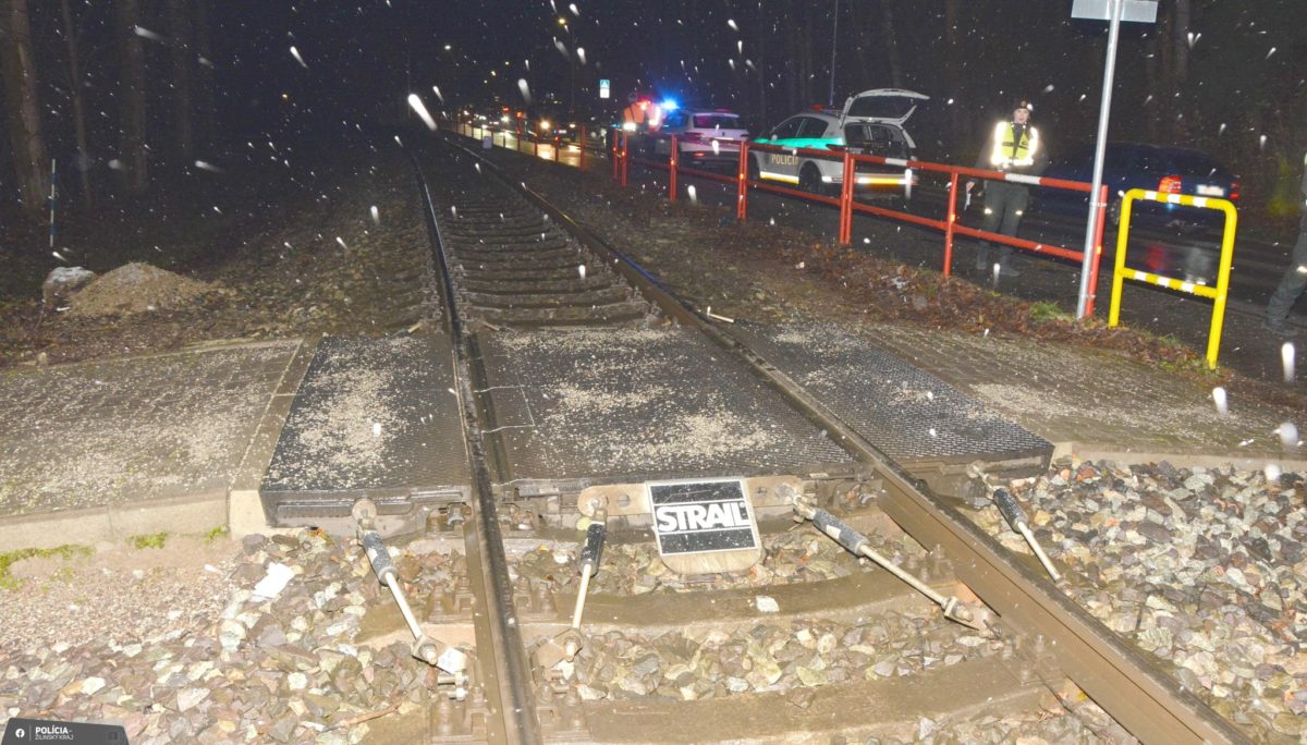 Zrážka vlaku s osobou Rajecké Teplice