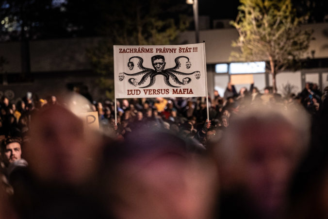 BRATISLAVA: Protestné zhromaždenie PS, SaS a KDH