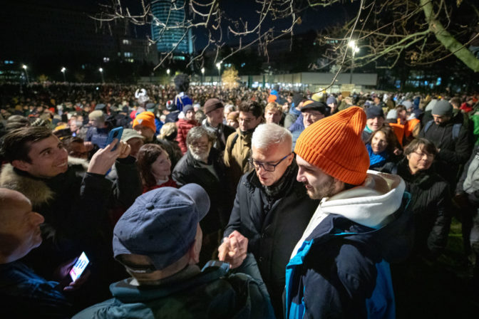 BRATISLAVA: Protestné zhromaždenie PS, SaS a KDH