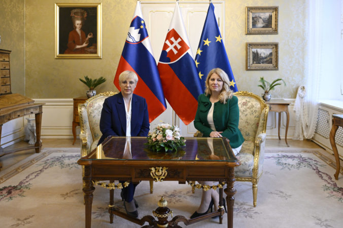 PREZIDENT: Prijatie slovinskej prezidentky