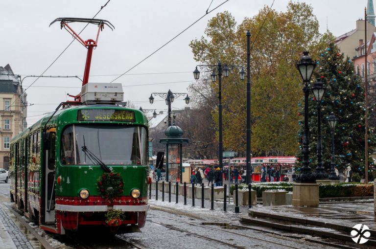vianočná električka