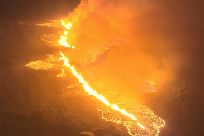 Erupcia na Islande
