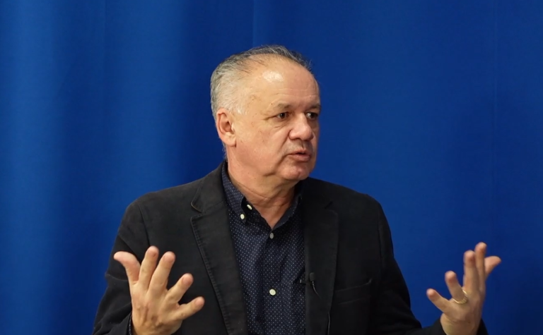 Na snímke bývalý prezident SR Andrej Kiska.