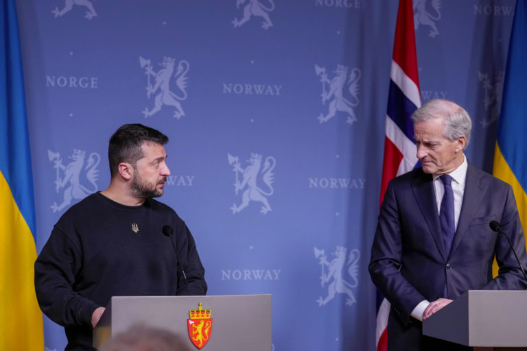 Volodymyr Zelenskyj, Jonas Gahr Störe
