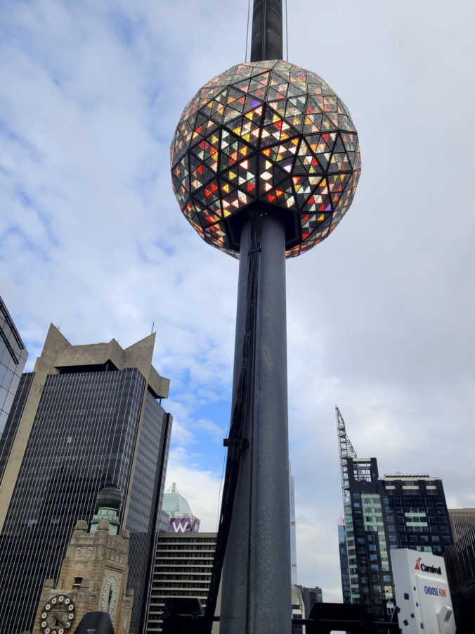 Nový rok, New York, Times Square