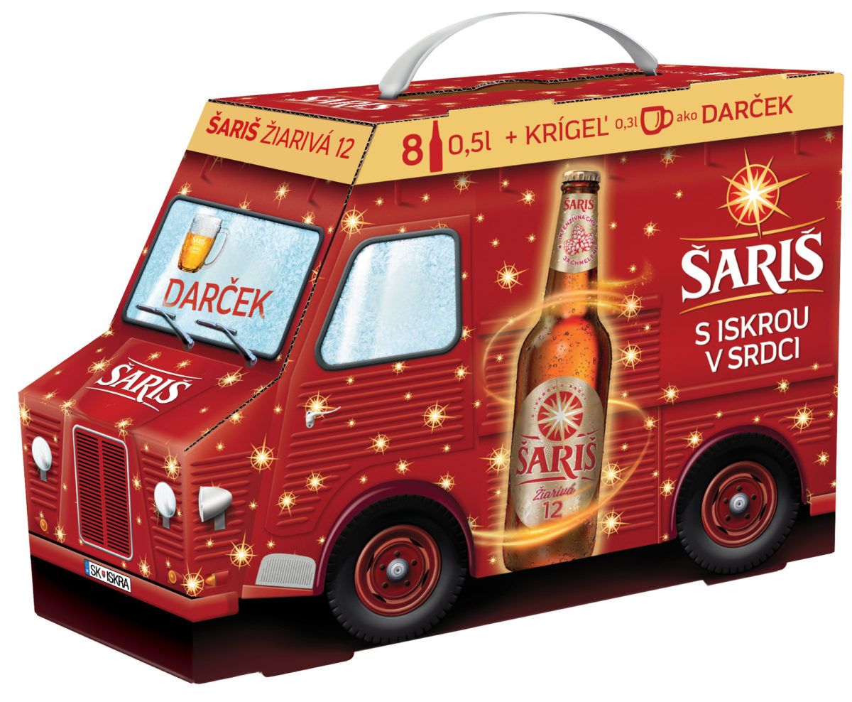 Uz tradicnou sucastou vianoc s prazdrojom na slovensku je vianocne auticko znacky saris. 2.jpg