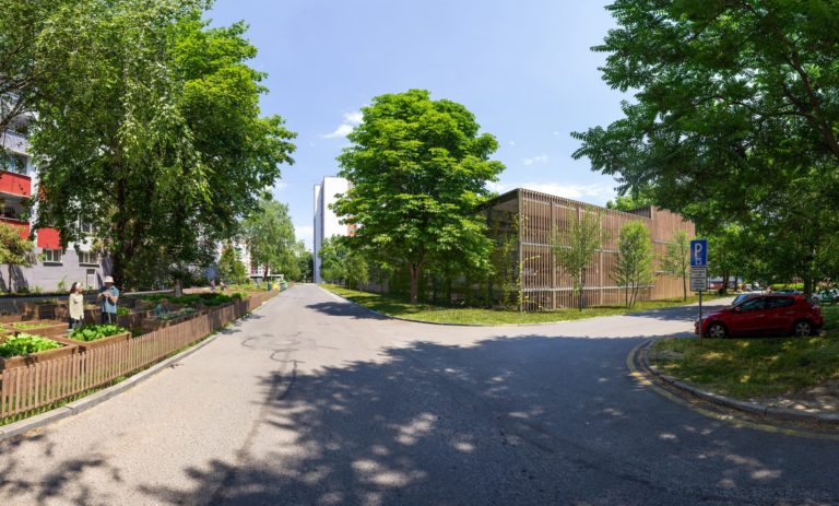 Parkovací dom Wolkrova, Petržalka