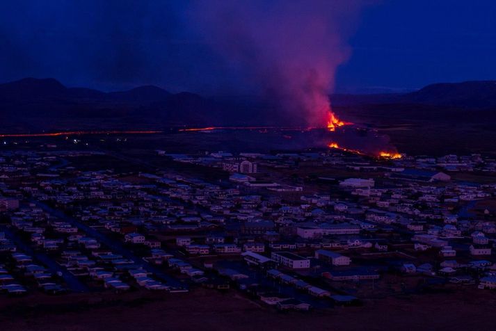 Sopečná erupcia Island