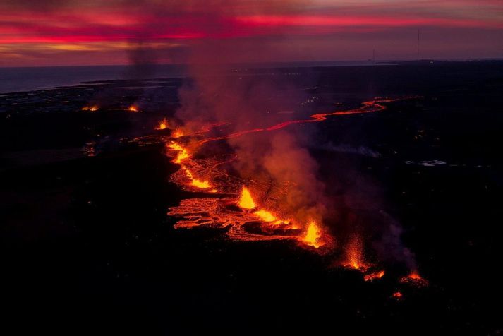 Sopečná erupcia Island