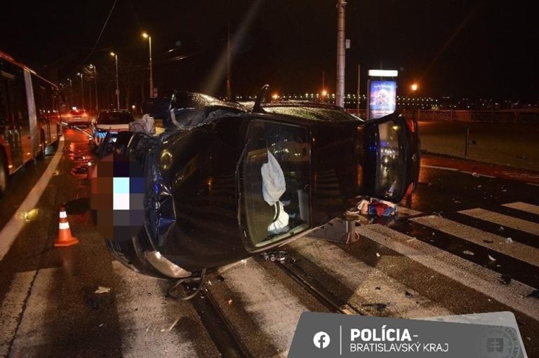 Nehoda na nábreží Dunaja v Bratislave