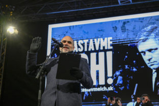 BRATISLAVA: Protestné zhromaždenie PS, SaS a KDH