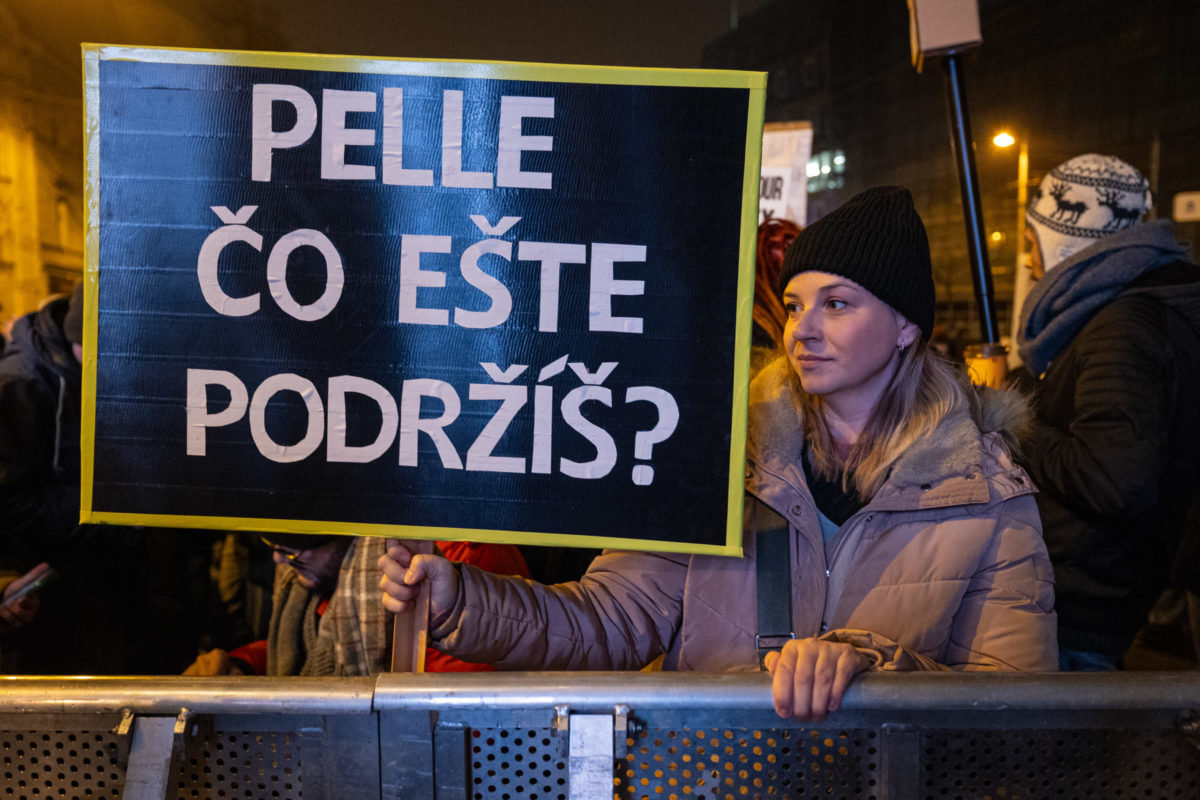 BRATISLAVA: Protestné zhromaždenie PS, SaS a KDH