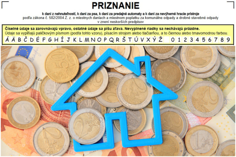 Daňové priznanie k dani z nehnuteľnosti