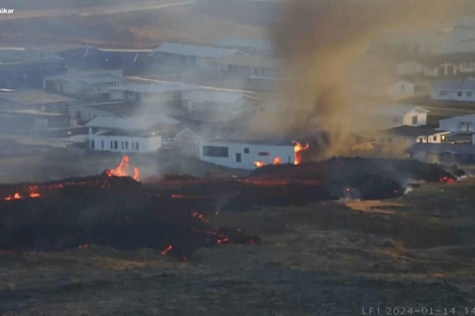 Sopečná erupcia na Islande