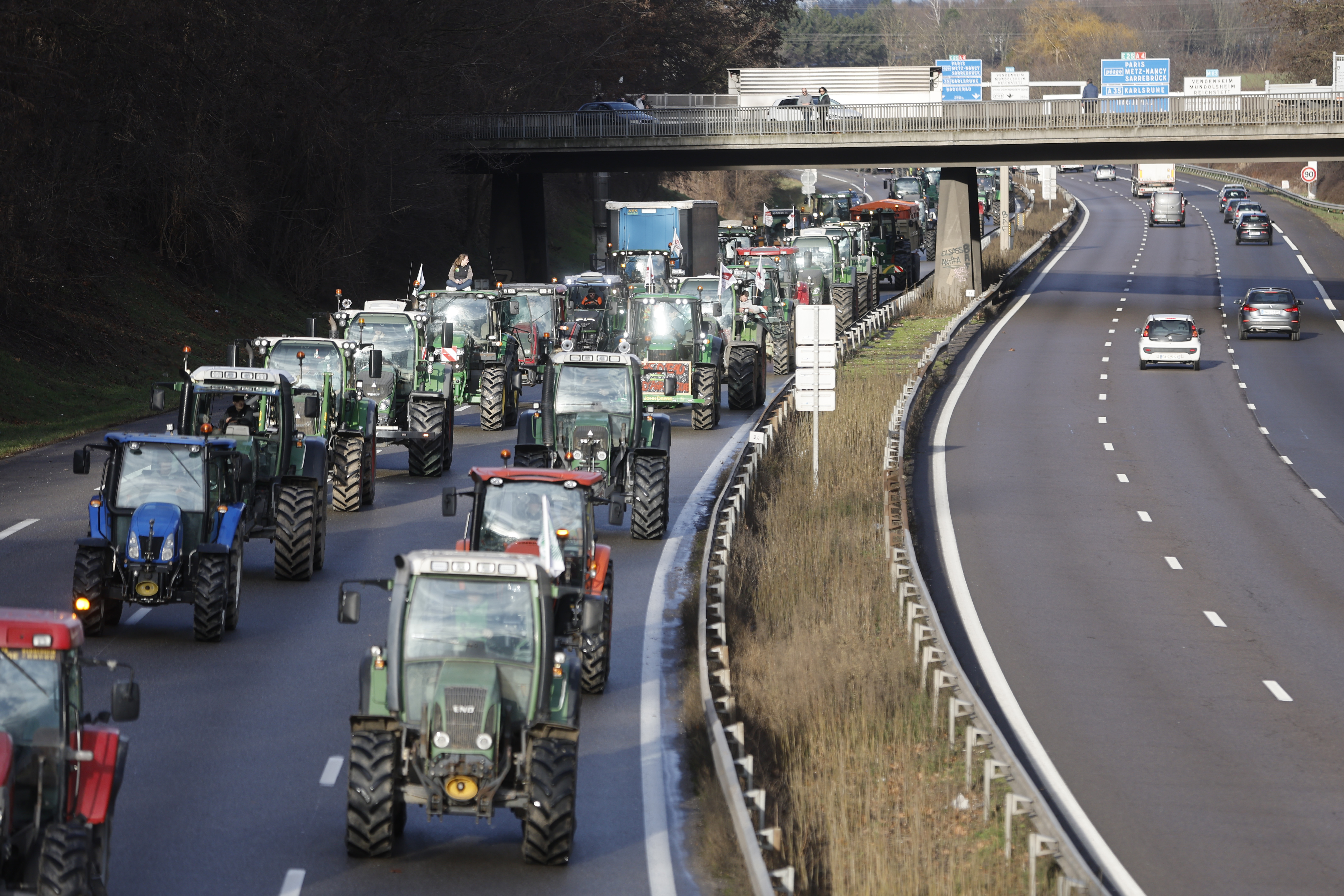 Protest farmárov vo Francúzsku