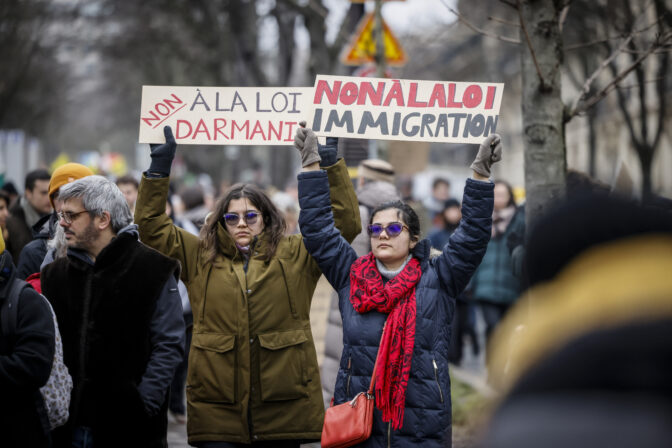 Francúzsko, protest proti migrácii