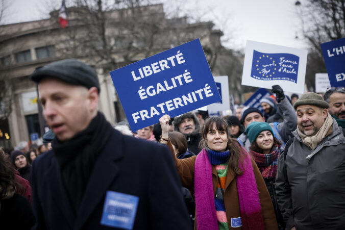 Protest, francuzsko