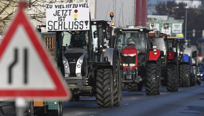 Protest farmárov, Nemecko