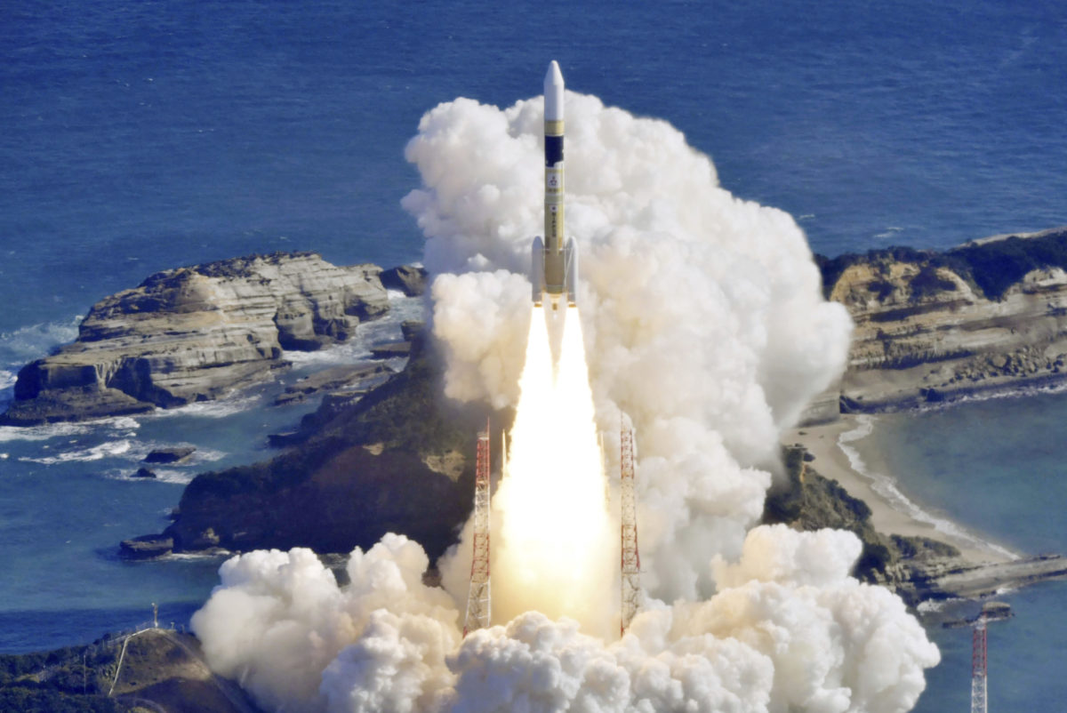 Japonsko, raketa, satelit