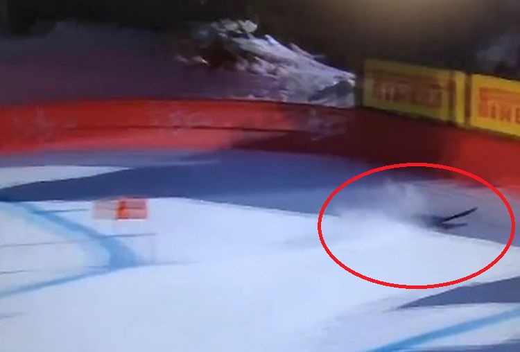 Pád, Mikaela Shiffrinová, Cortina