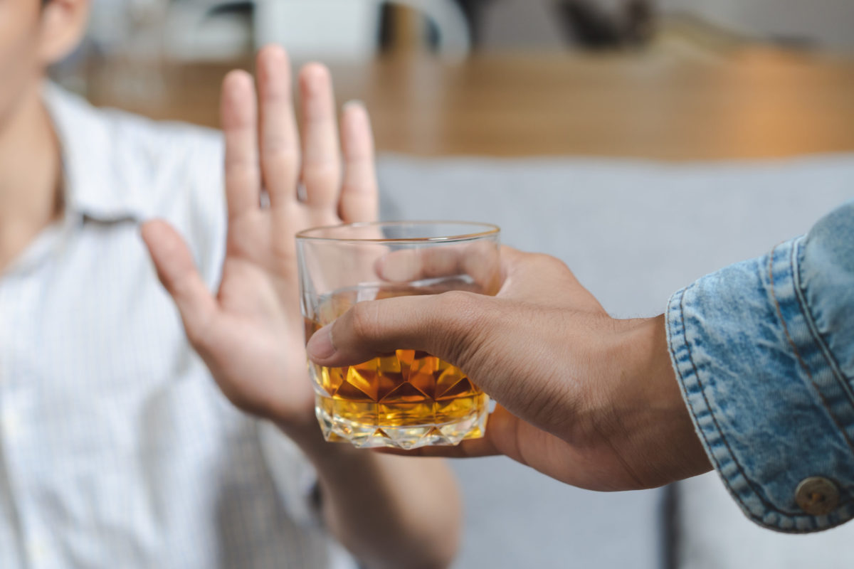 Stop,Alcohol,Concept.,Person,Refuse,To,Drink,Alcohol.