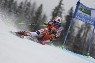 Petra Vlhová, obrovský slalom Kranjska Gora