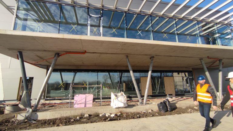 Výstavba Šport arény v Malackách