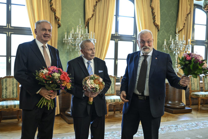 Spoločný obed Čaputovej s bývalými prezidentmi