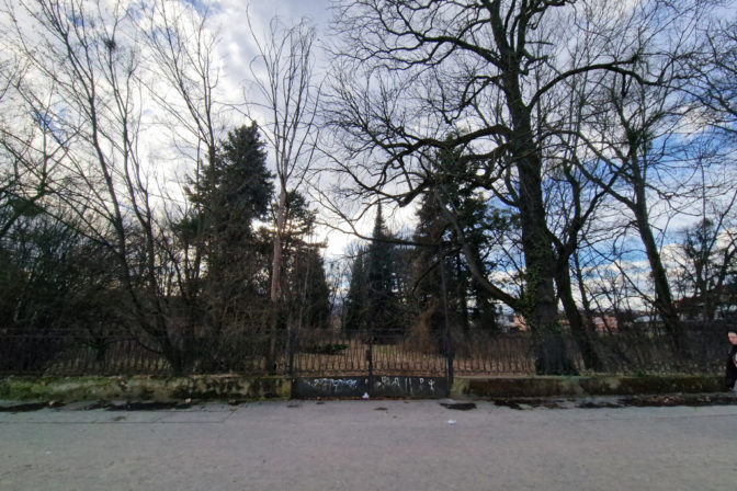 Park na Masarykovej ulici v Prešove