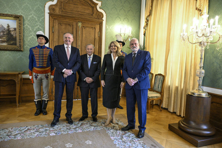 Spoločný obed Čaputovej s bývalými prezidentmi