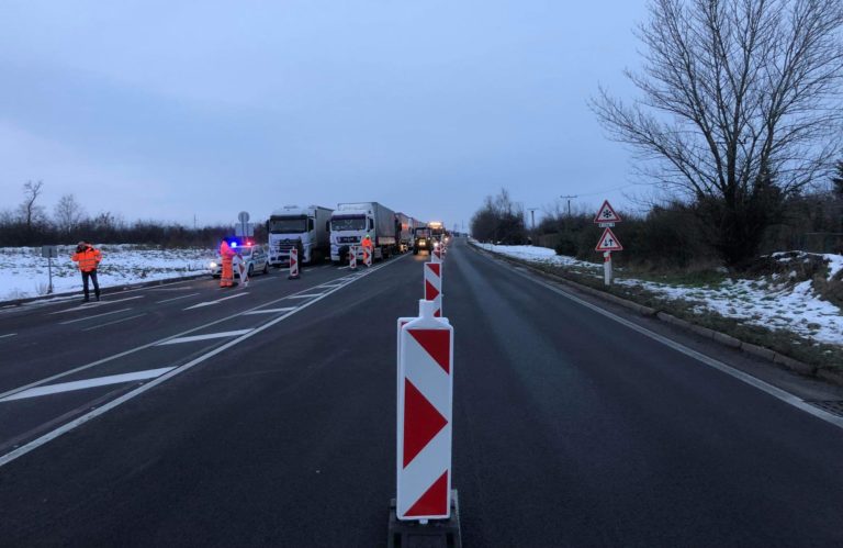 Jazdné pruhy na Humenskej ceste v Michalovciach