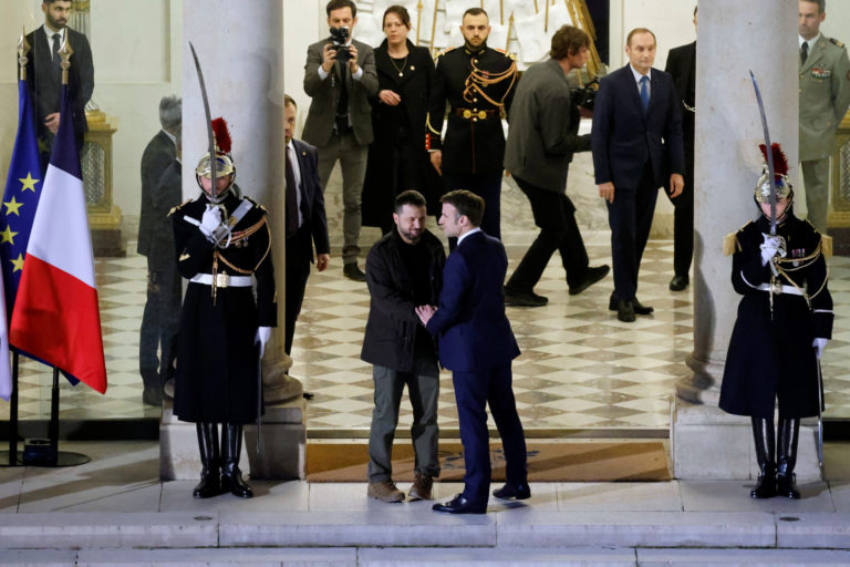 Zelenskyj, Macron