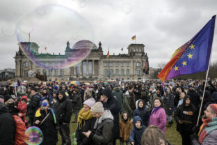 Protest proti krajnej pravici sa v Berlíne