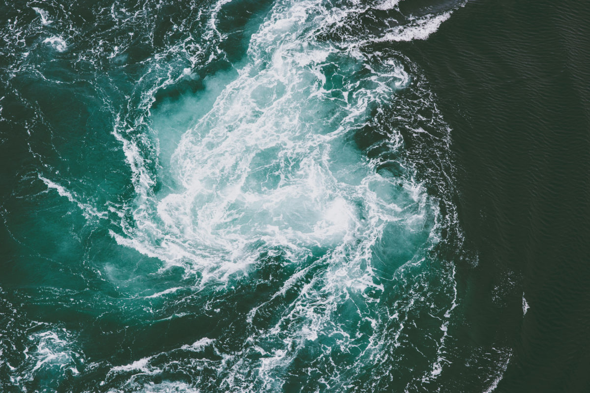 Saltstraumen sea whirlpools natural phenomenon in Norway