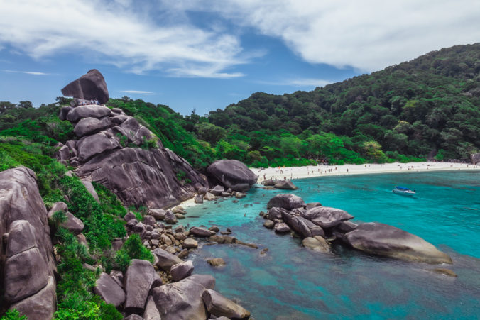 The Similan Islands is an archipelago in the Andaman Sea off the coast of, and part of, Phang Nga Province in southern Thailand.