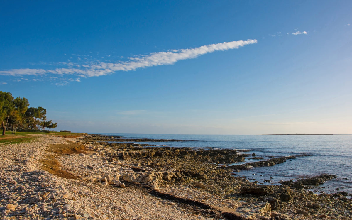 Medulin Coast in Istria, Croatia
