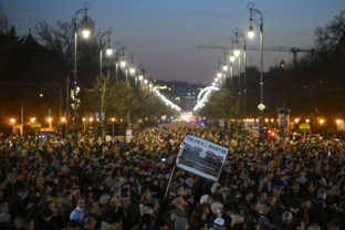 Protest, demonštrácia, Budapešť