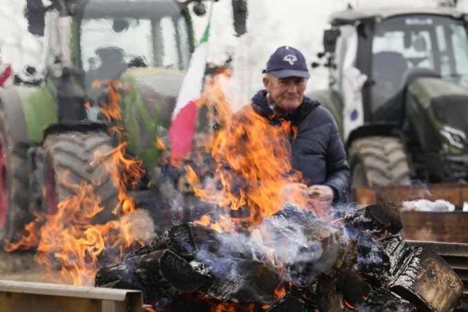 Taliansko, protest farmárov