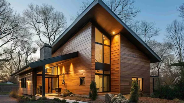 Moderná drevostavba navrhnutá AI