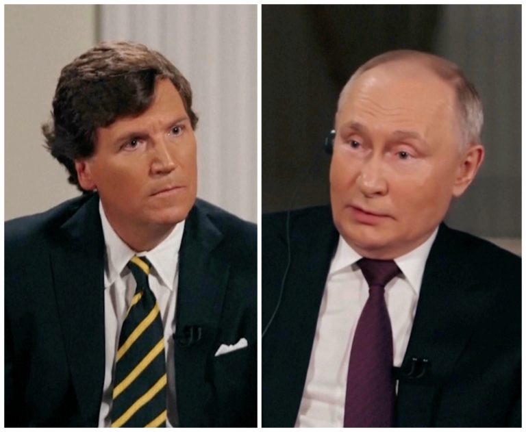 Vladimir Putin, Tucker Carlson