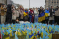 Ukrajina, vlajka, výročie vojny